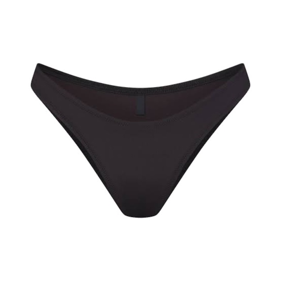 SKIMS SWIM MICRO SCOOP BIKINI TOP AND CHEEKY TANGA BOTTOM - Picture 3 of 8
